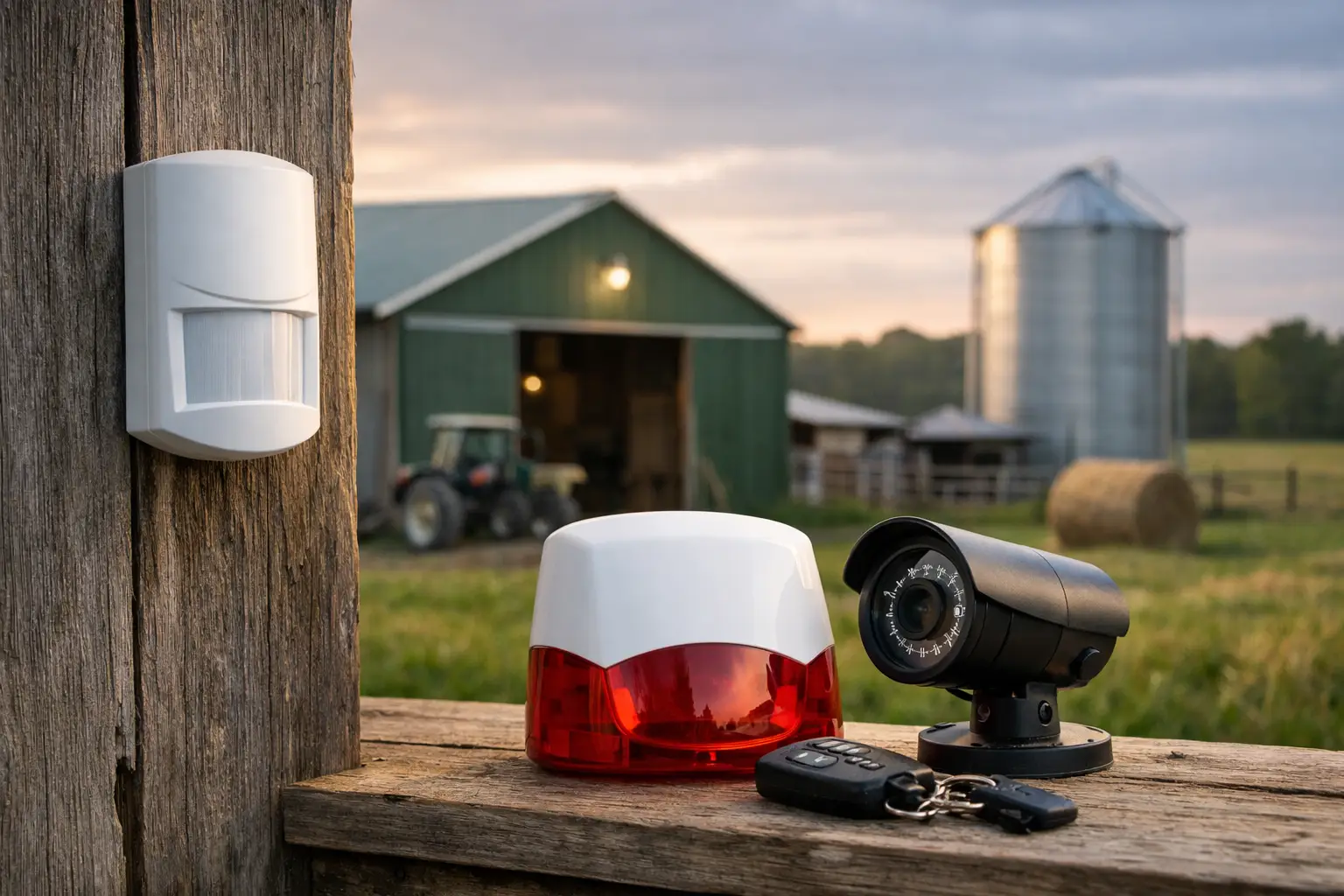 Farm Building Intruder Alarms for Rural Sites
