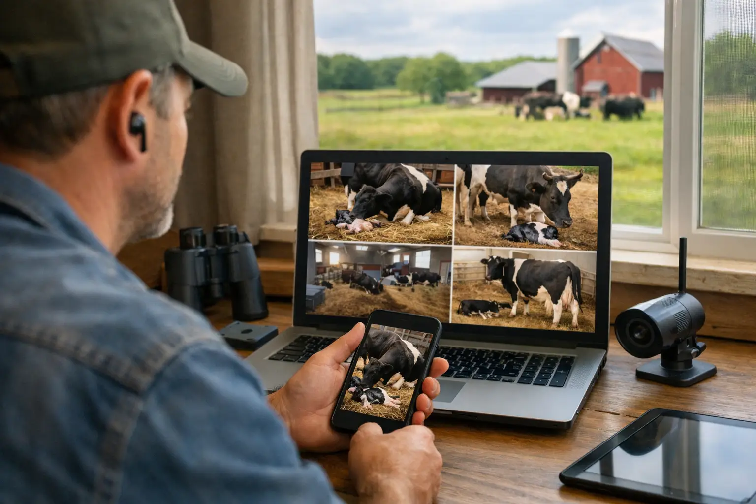 How to Monitor Calving Remotely on Your Farm
