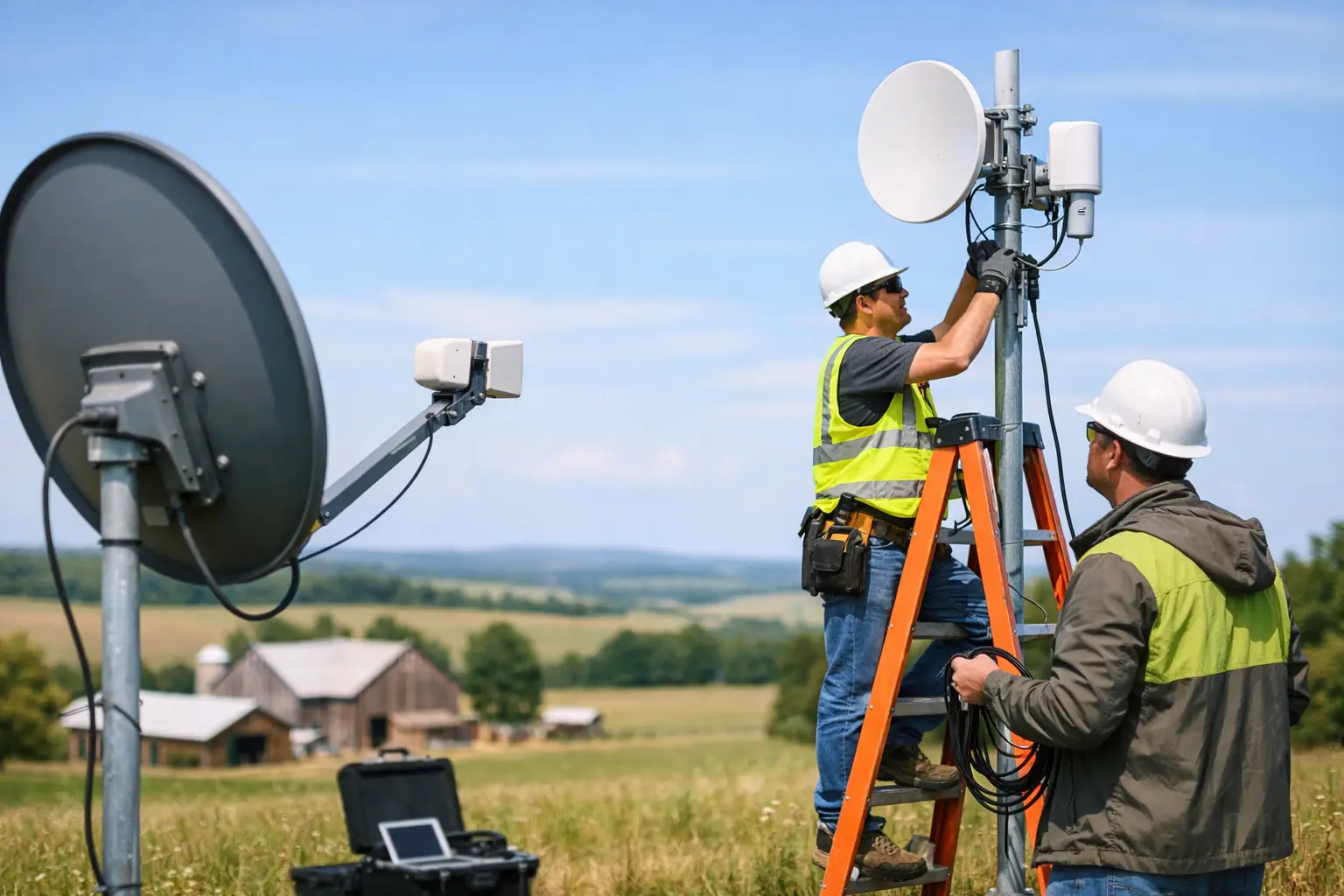 Rural Broadband Installation That Works on Site