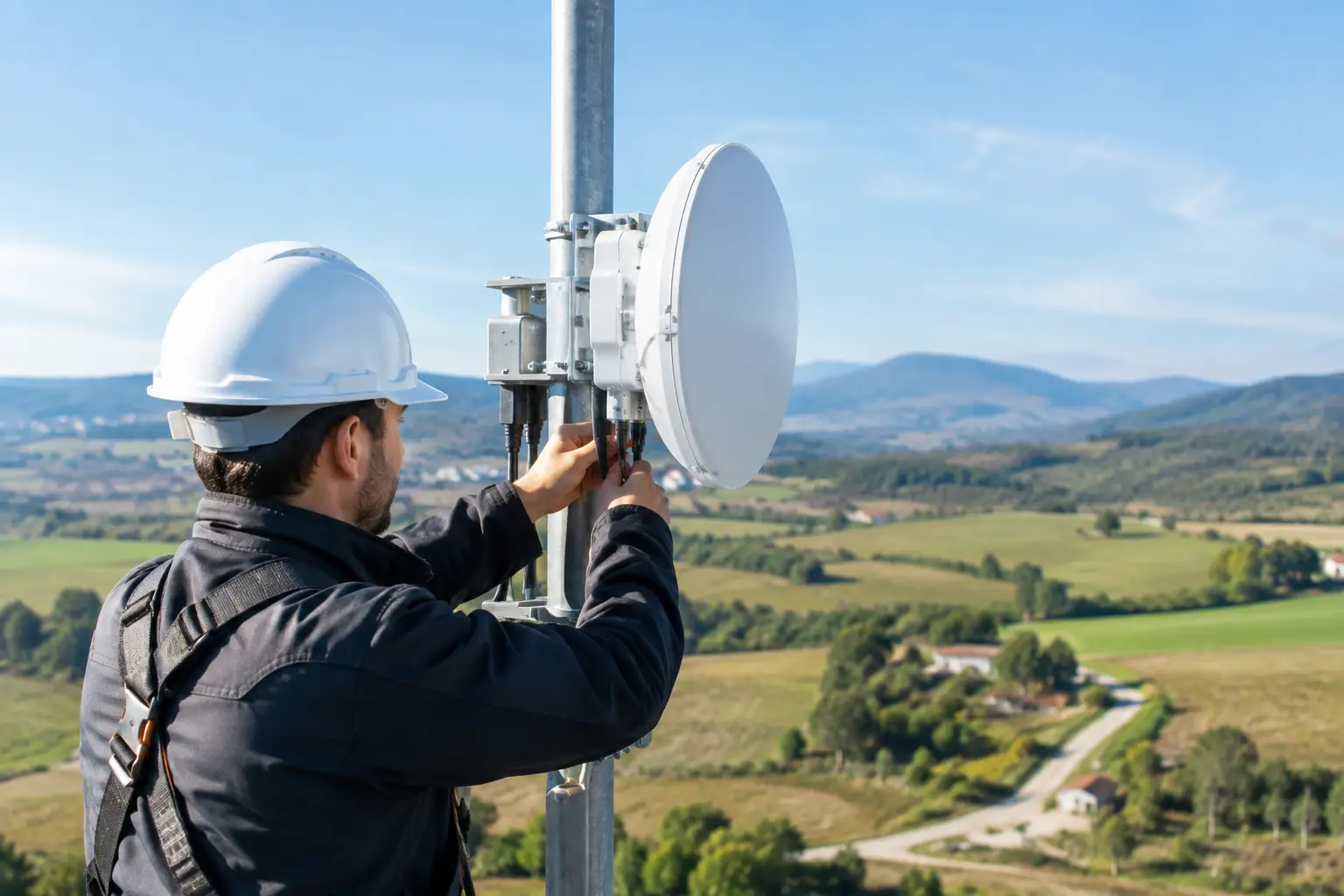 Wireless Bridge Installation for Rural Sites